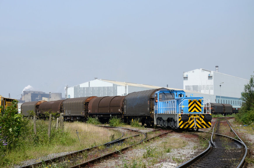 Clayton hybrid locomotives in action at Port Talbot UK